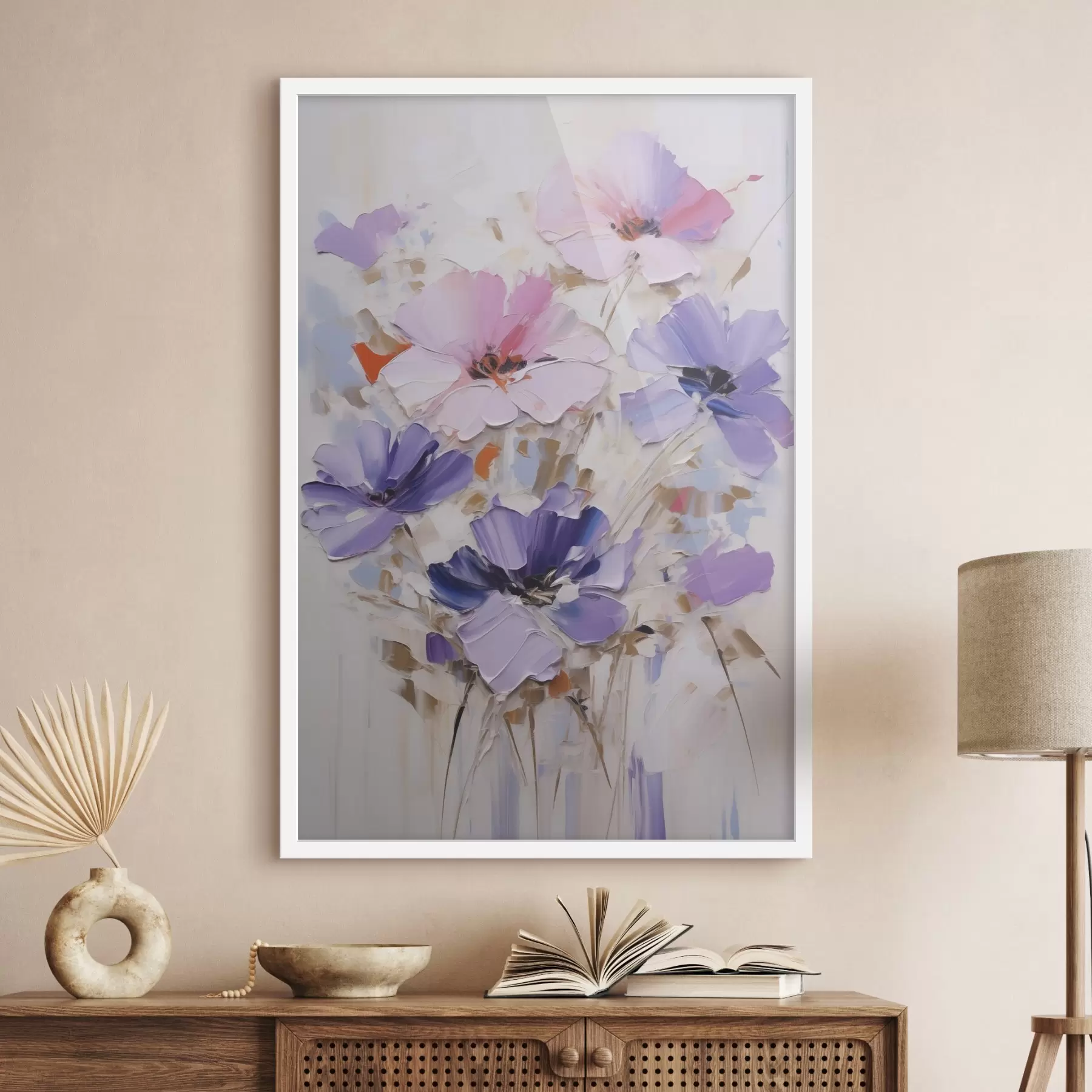 Fototapete Blumen, Imitationsgemälde f49136