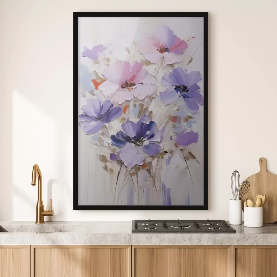 Fototapete Blumen, Imitationsgemälde f49136