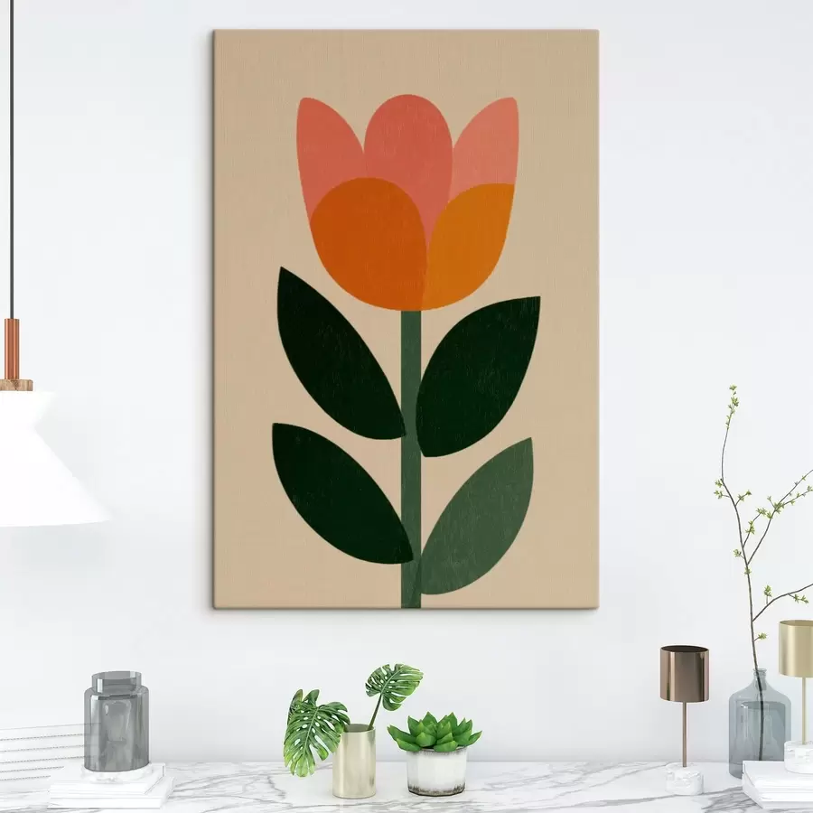 Fototapete Tulpenstiel s49299