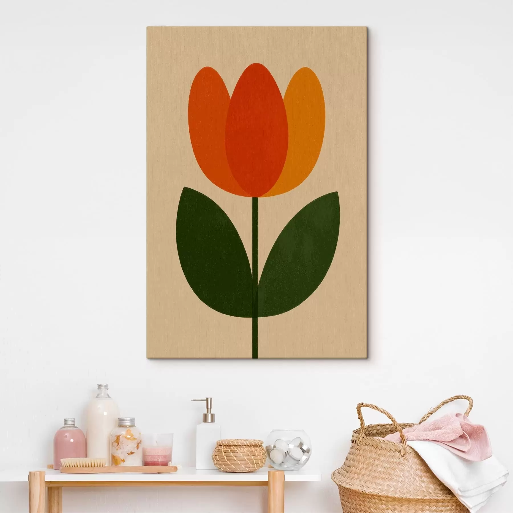 Fototapete Eine einzelne Tulpe s49300