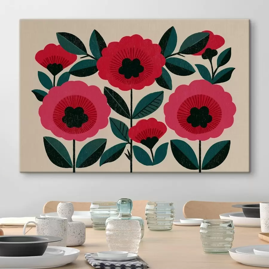 Fototapete Volksblumen s49301