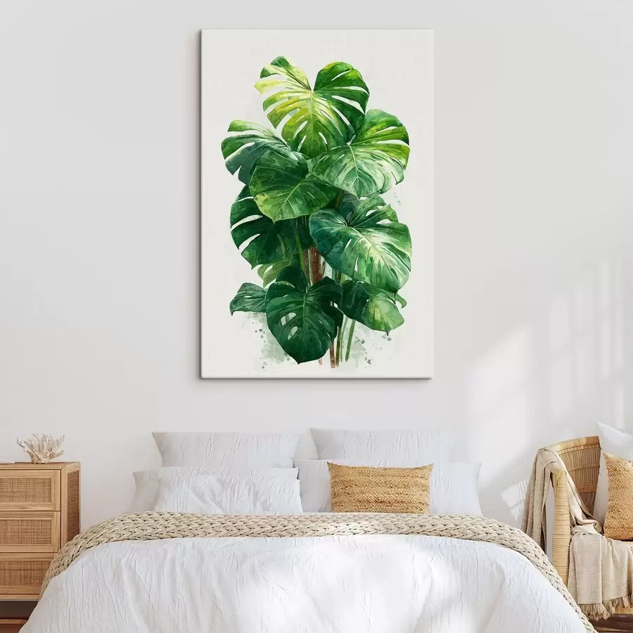 Fototapete Monstera Light s49336