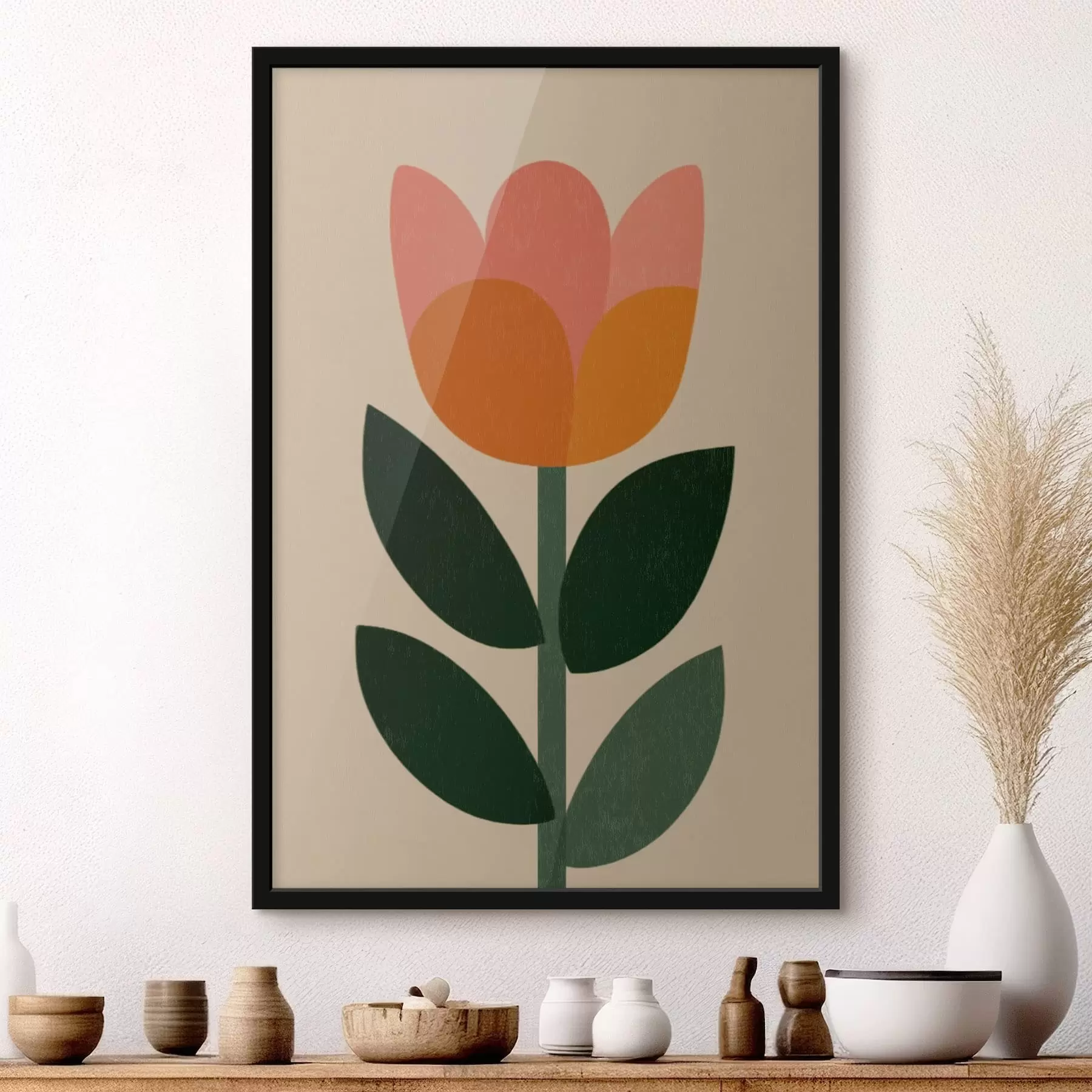 Fototapete Tulpenstiel f49299