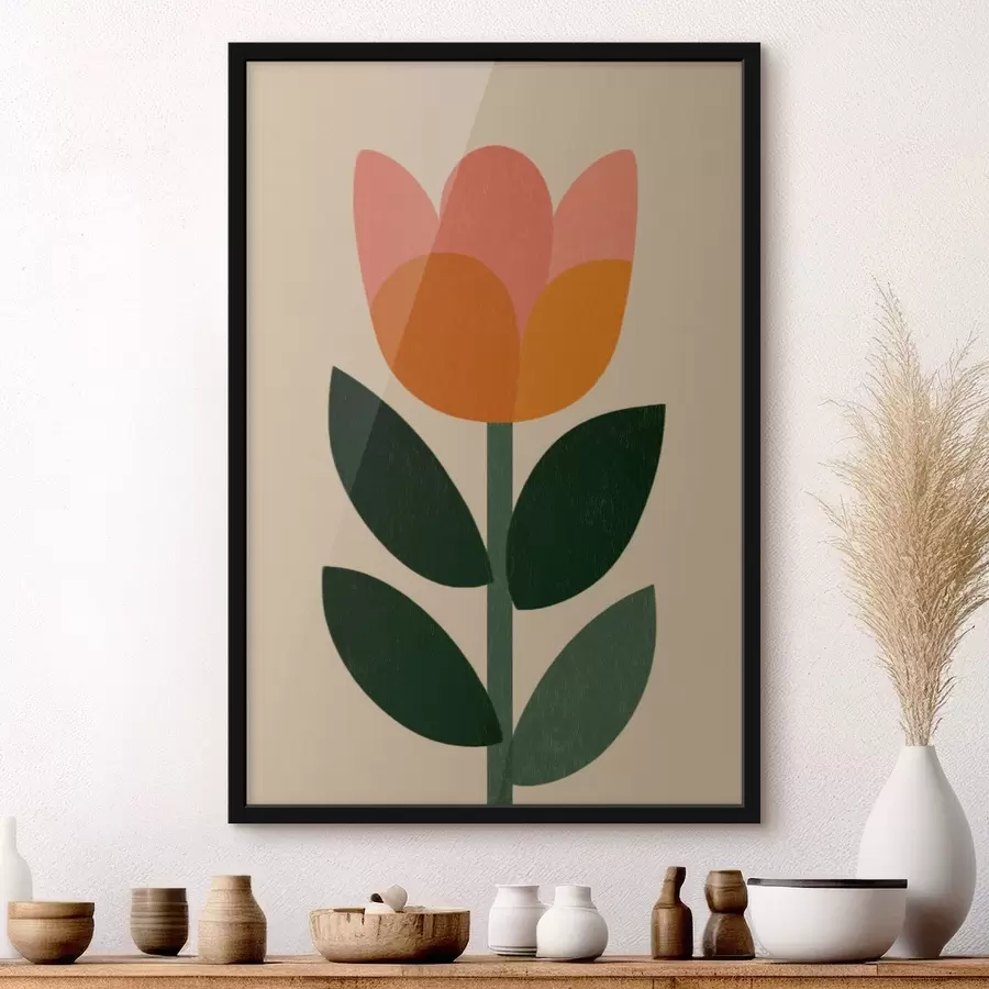 Fototapete Tulpenstiel f49299
