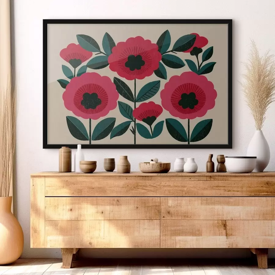 Fototapete Volksblumen f49301