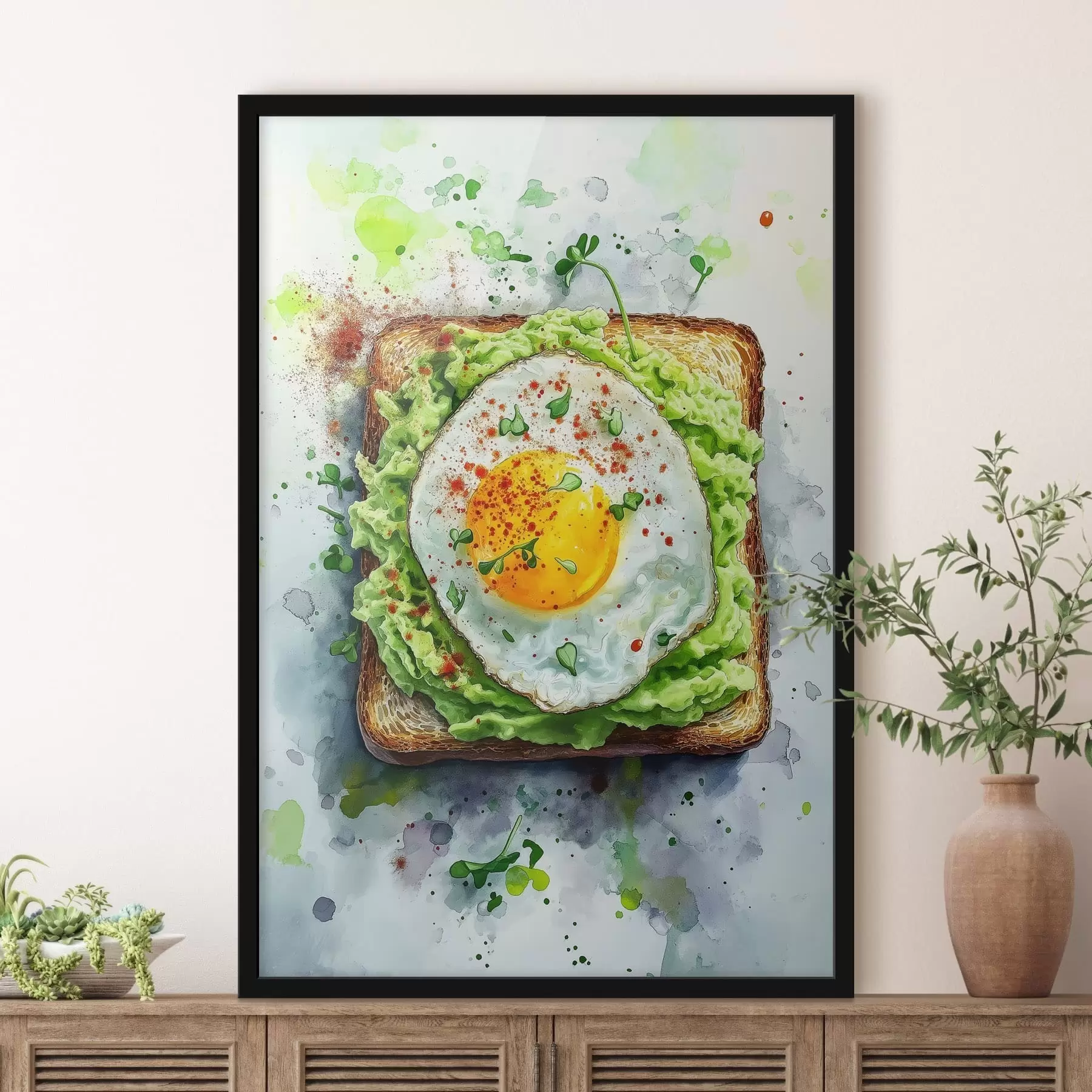 Fototapete Eier-Toast f49309