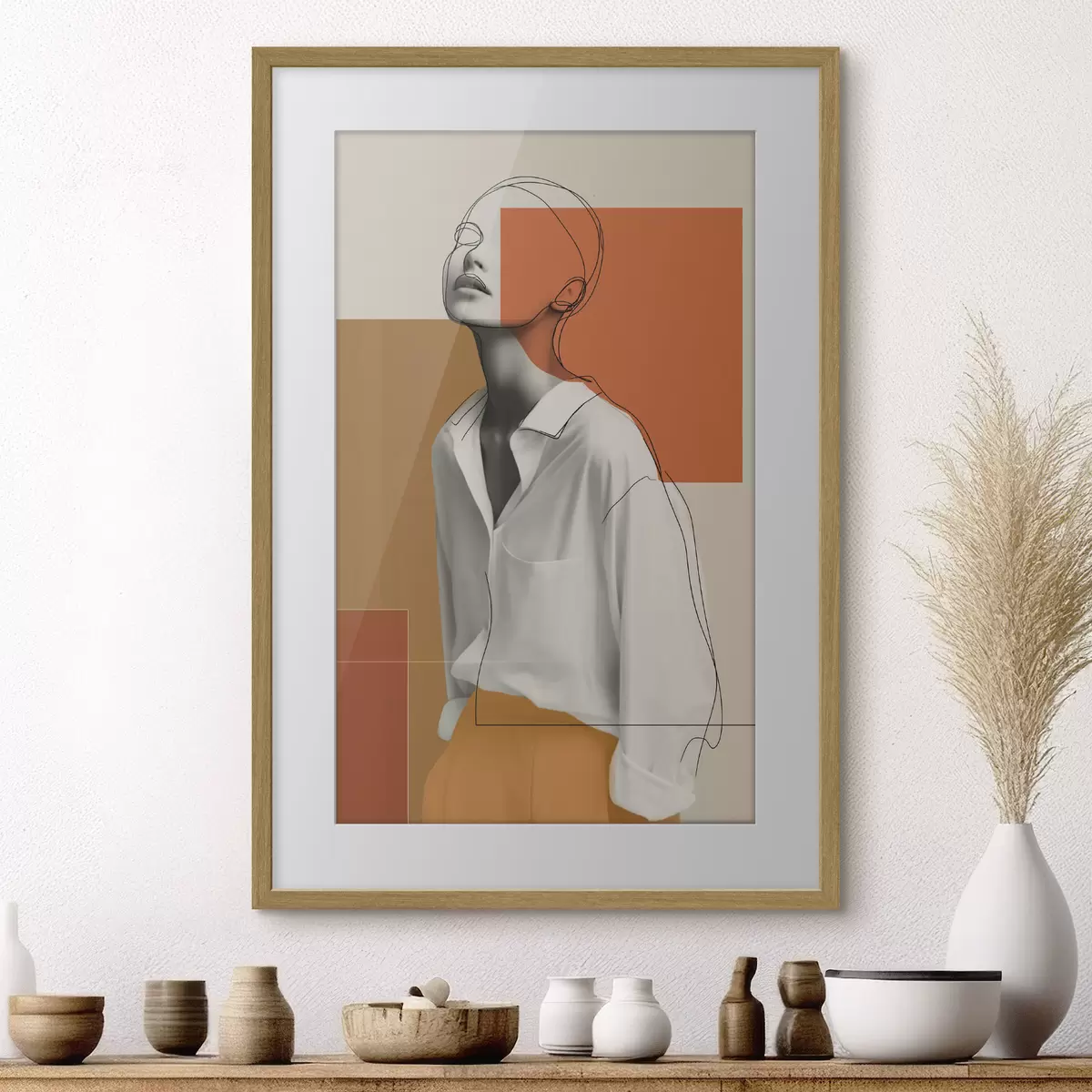 Poster Minimale Pose f49319