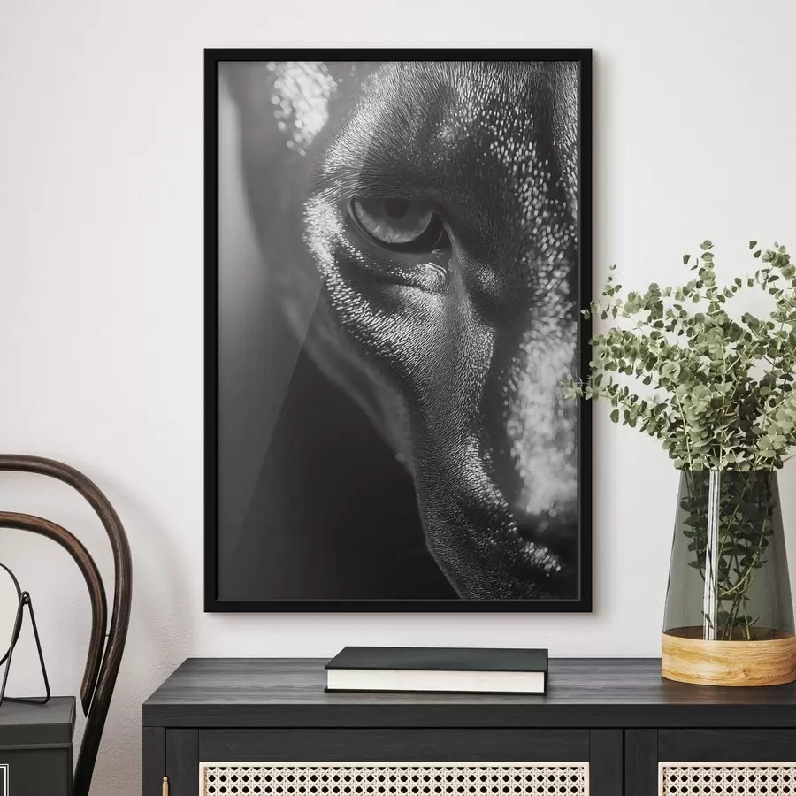 Fototapete Silberner Blick f49334