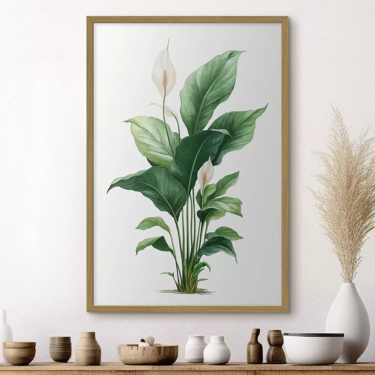 Poster Friedenslilie f49335