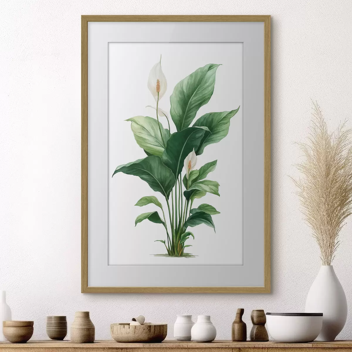 Poster Friedenslilie f49335