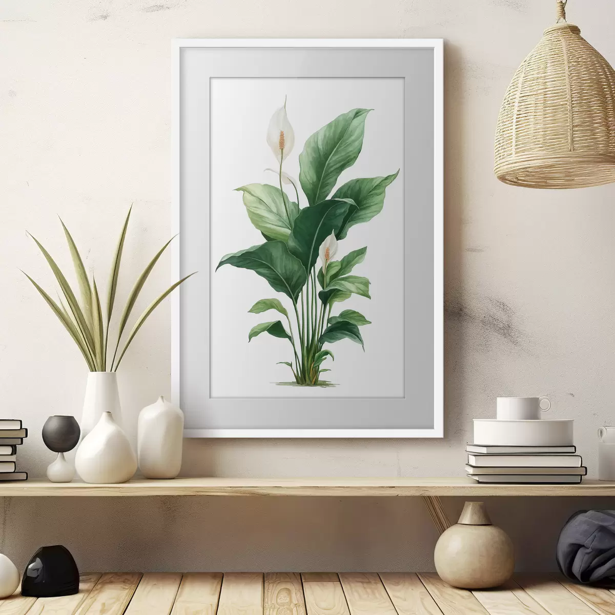 Poster Friedenslilie f49335