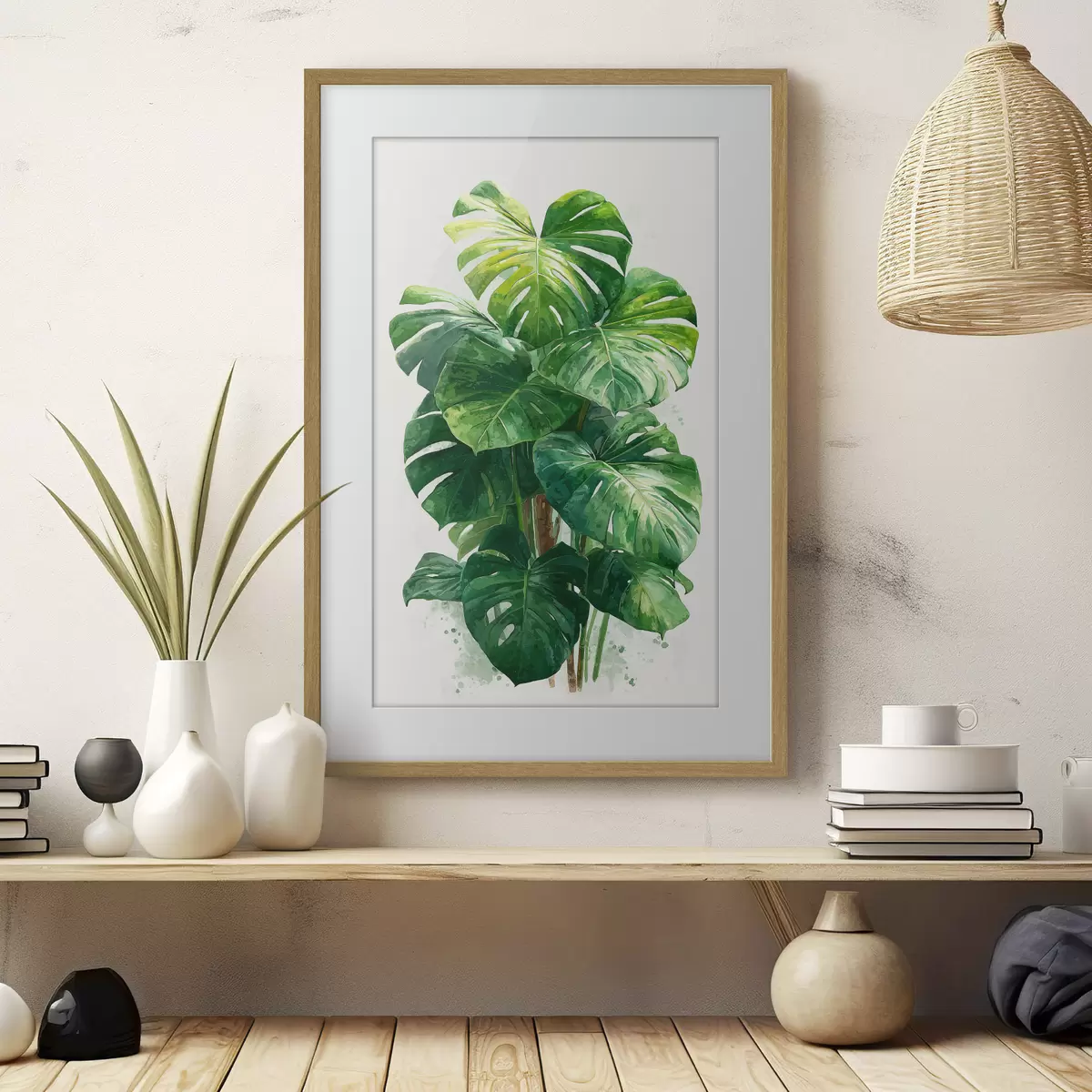 Poster Monstera Light f49336