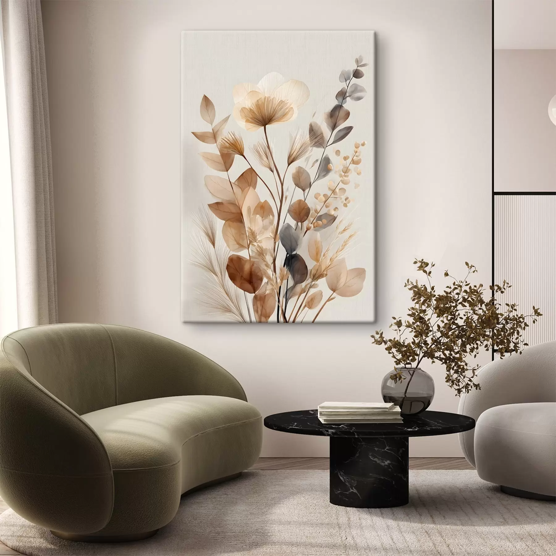 Fototapete Getrocknete Blumen s49234
