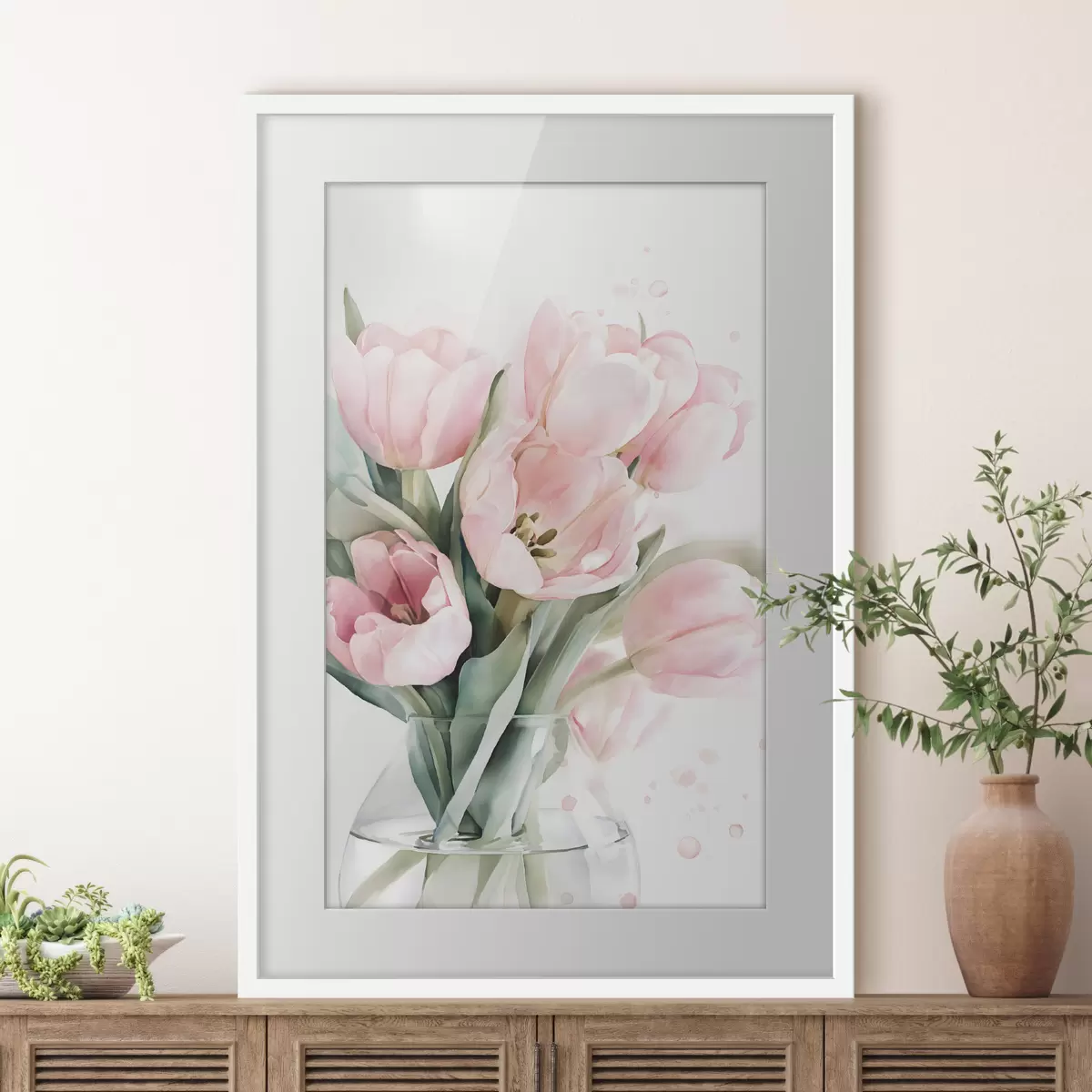 Poster Rosen und Augenblick f49225