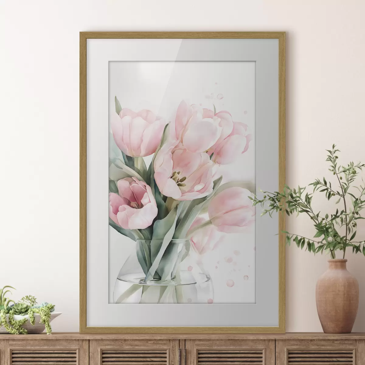 Poster Rosen und Augenblick f49225
