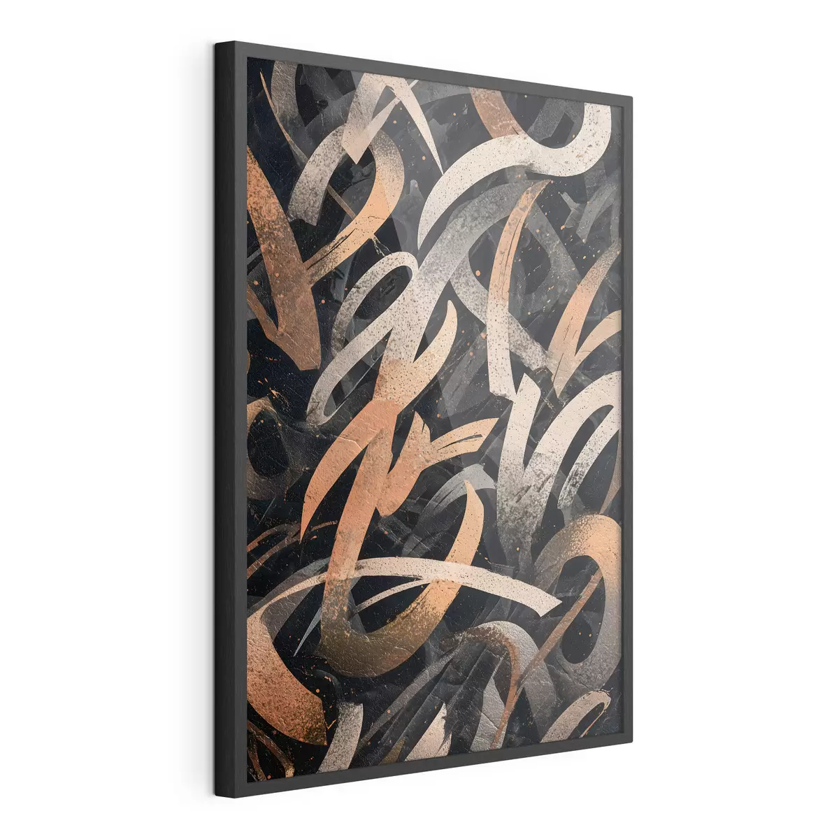 Poster Moderne Kalligraphie im Graffiti-Stil f49246