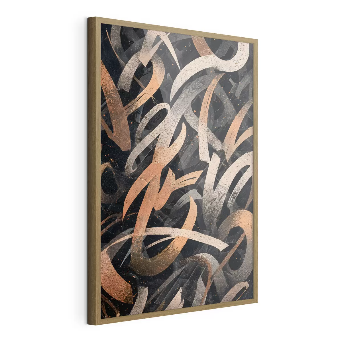 Poster Moderne Kalligraphie im Graffiti-Stil f49246