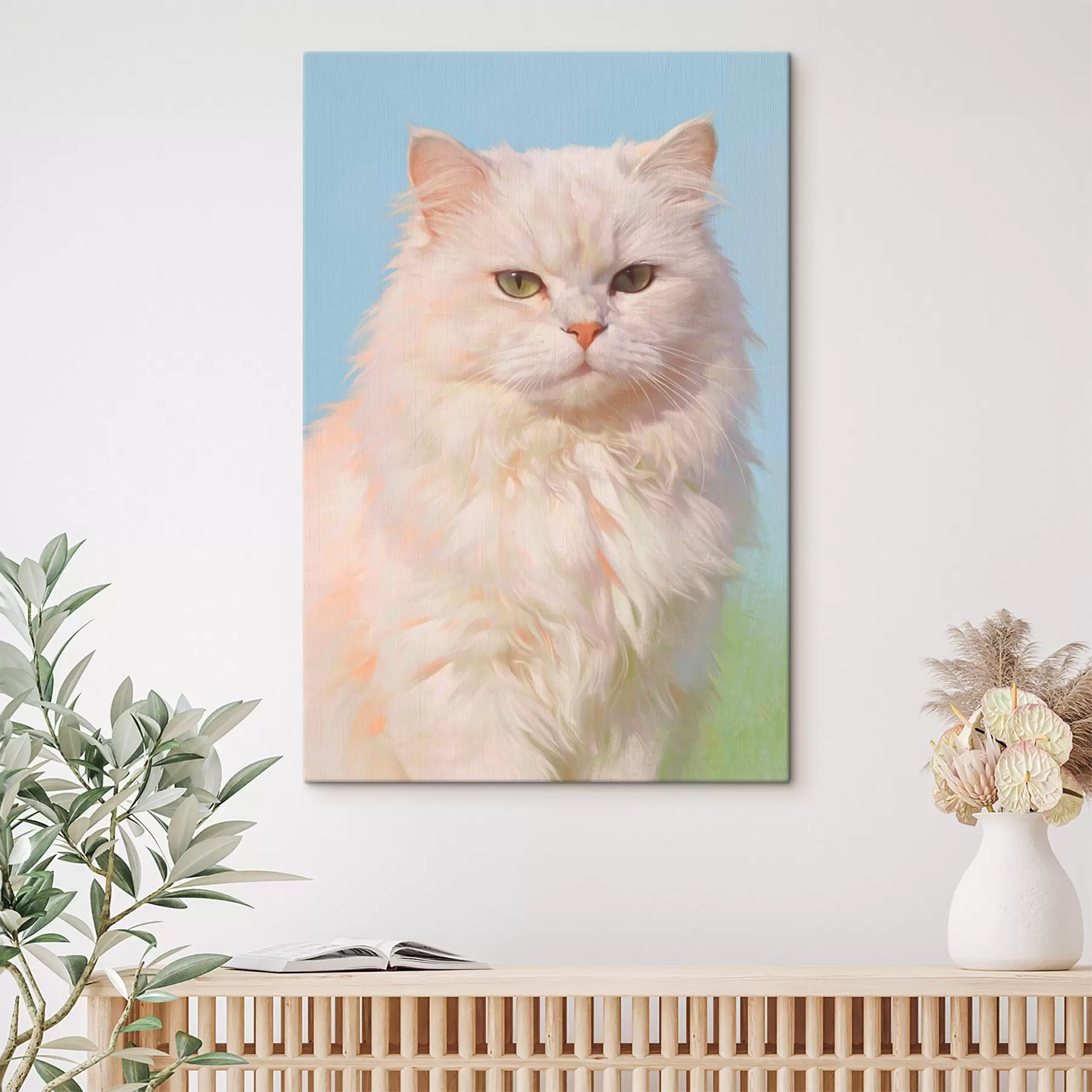 Fototapete Das Porträt einer Katze s49351