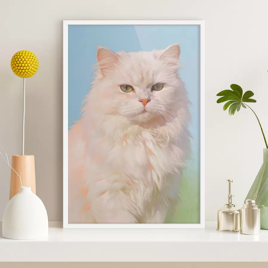 Fototapete Das Porträt einer Katze f49351