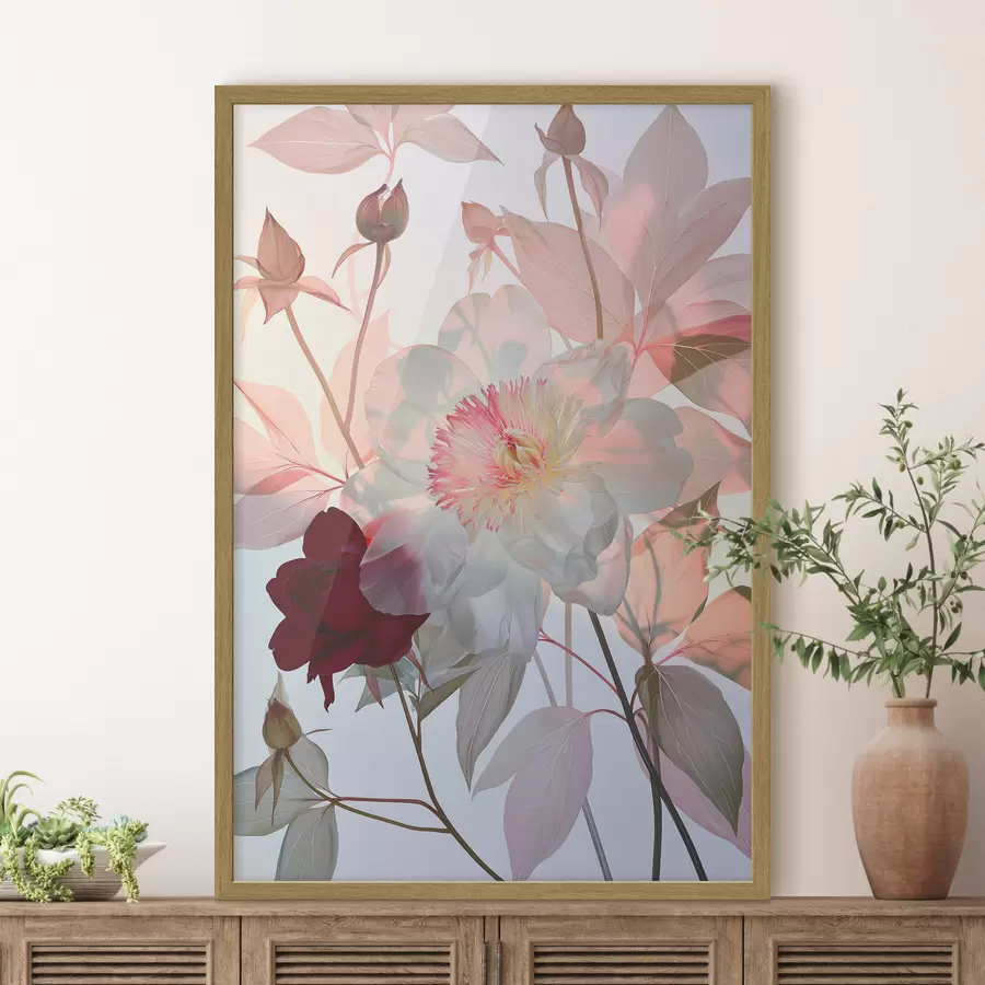 Fototapete Blumen mit Knospen f49365