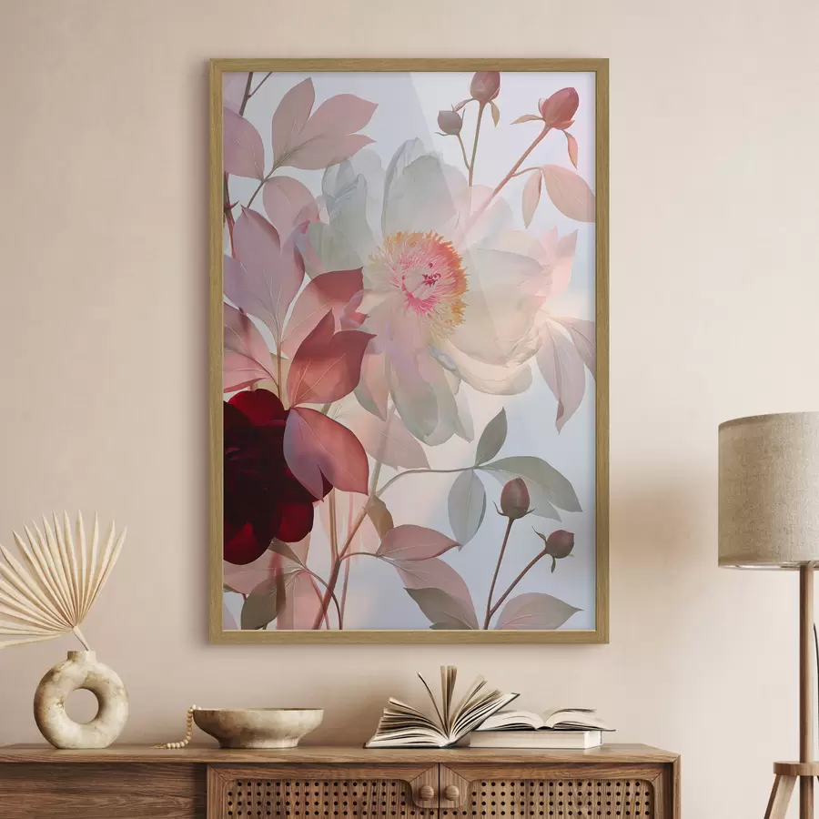 Fototapete Blumen mit Knospen f49366