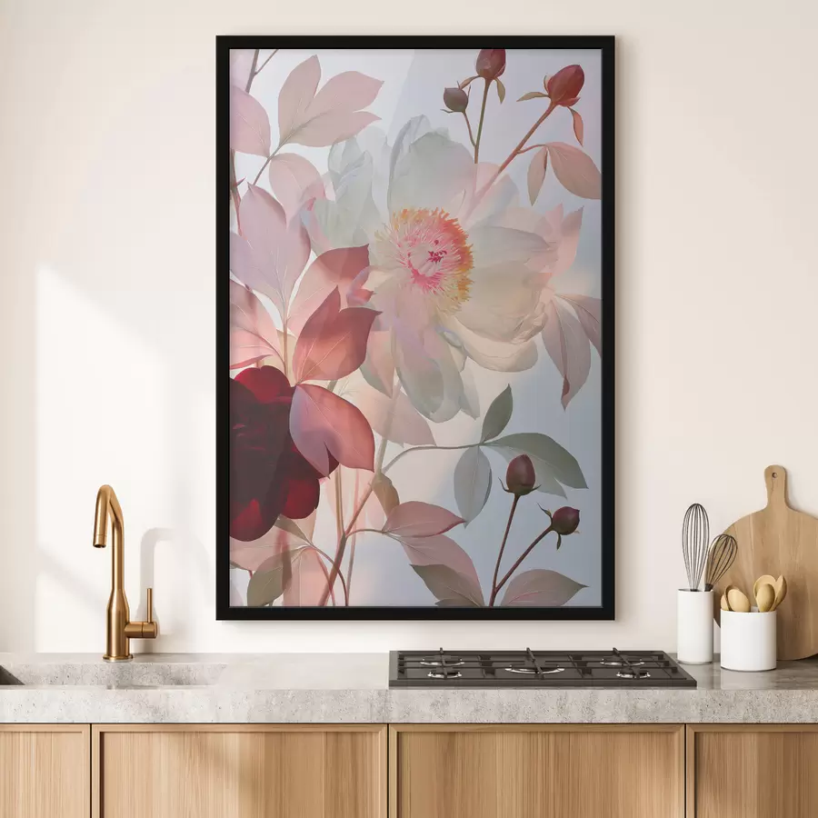 Fototapete Blumen mit Knospen f49366