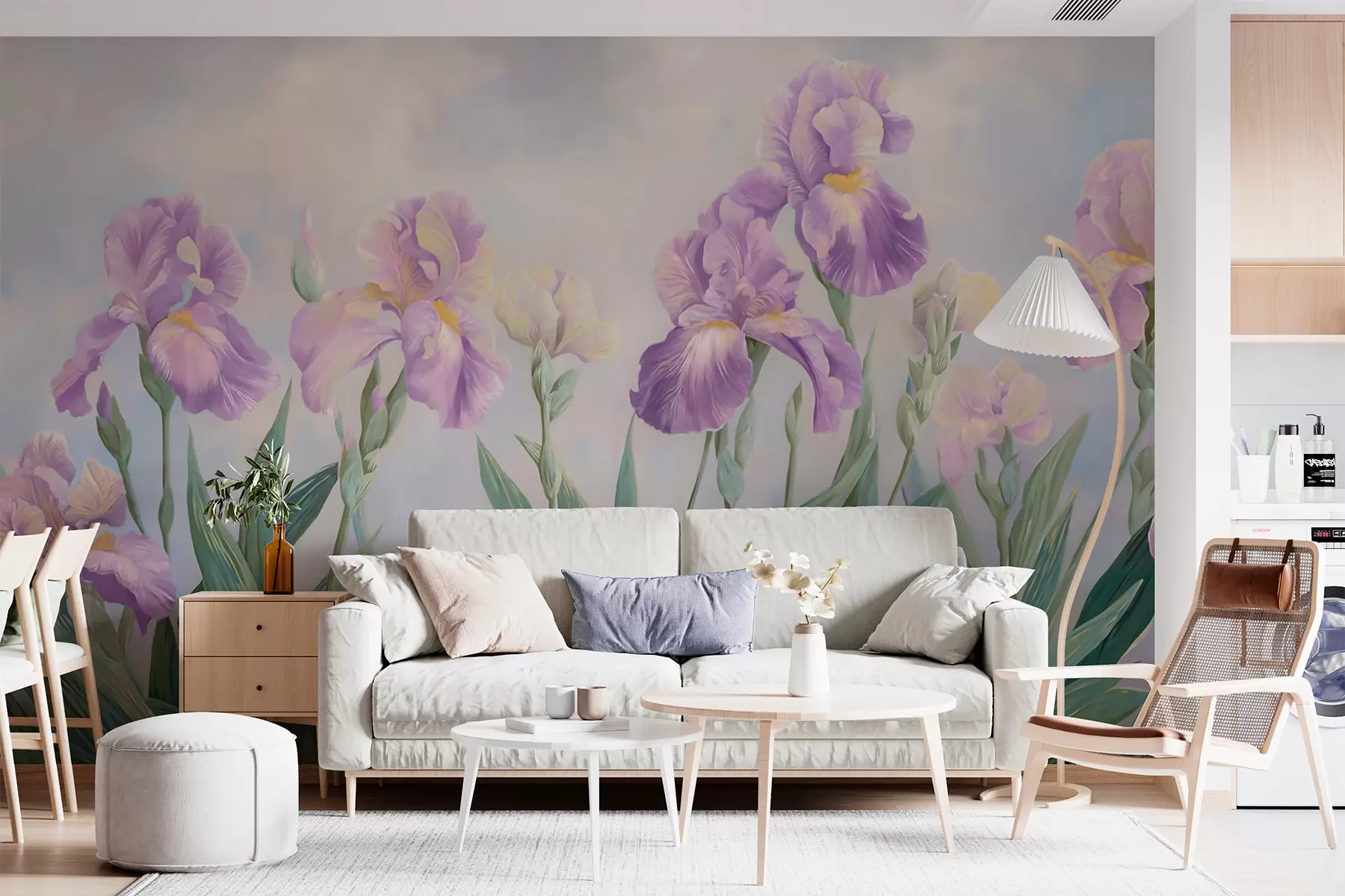 Fototapete Klassische Blumen w05646