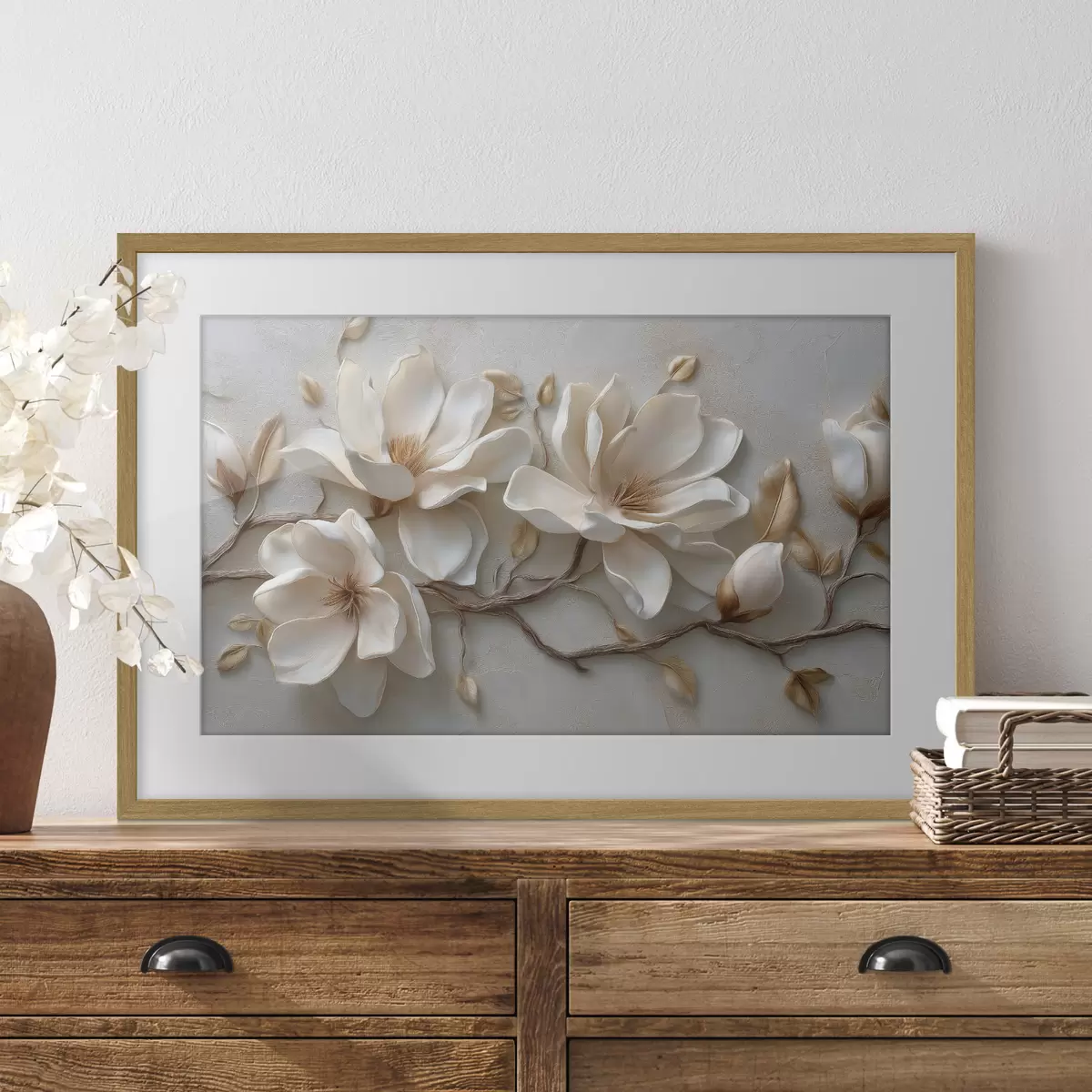 Poster Magnolienzweig f49407