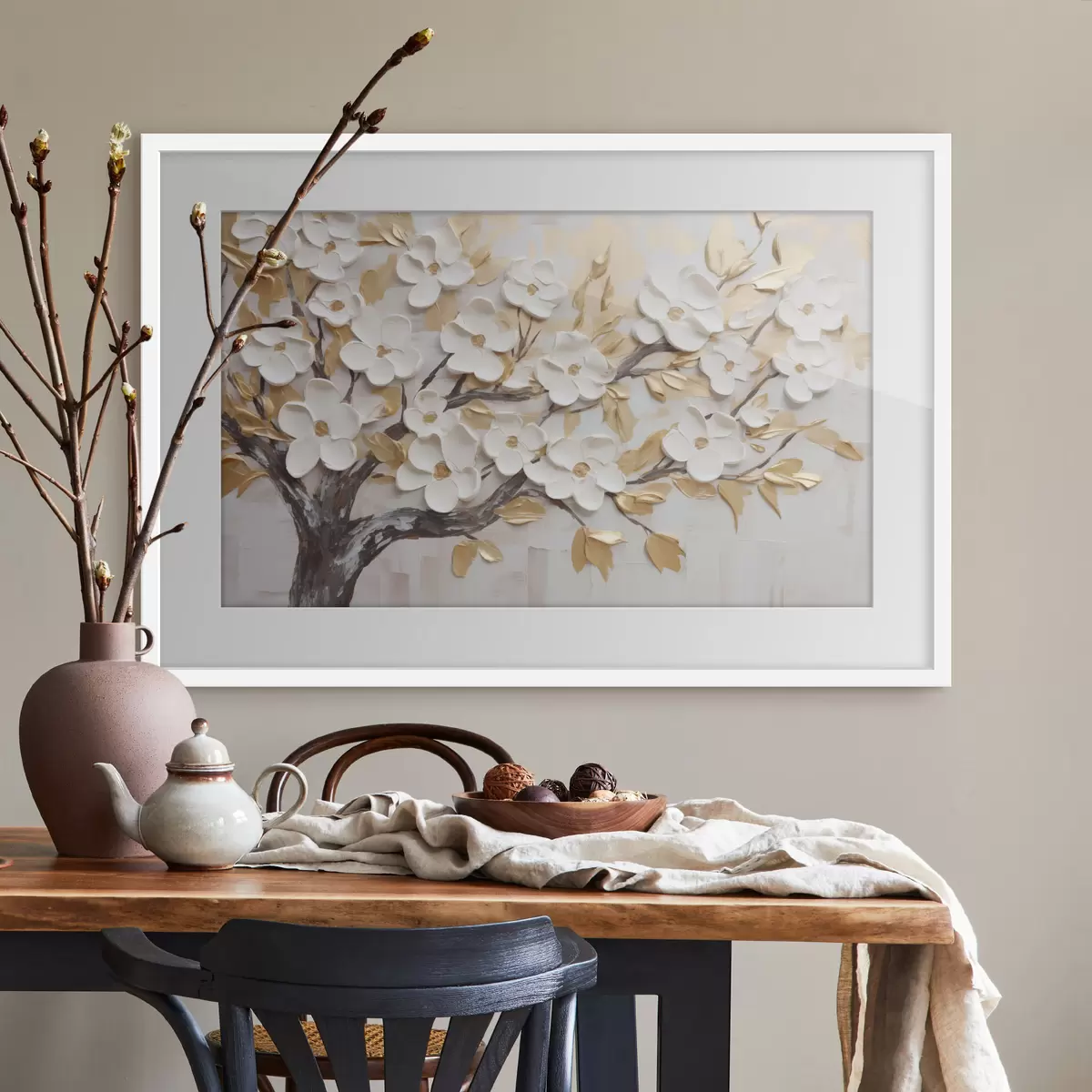 Poster Blühender Baum f49408