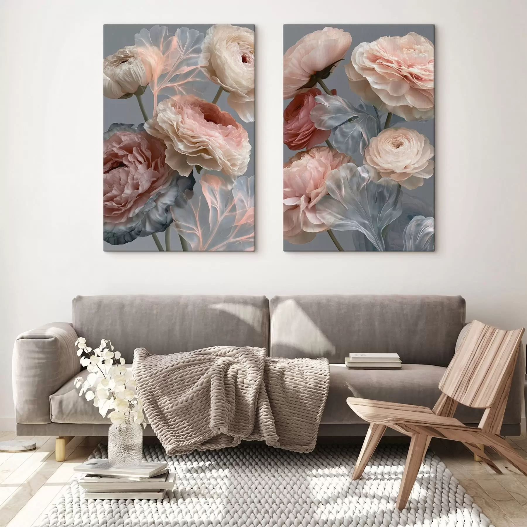 Fototapete Ein Strauß abstrakter Blumen m30527