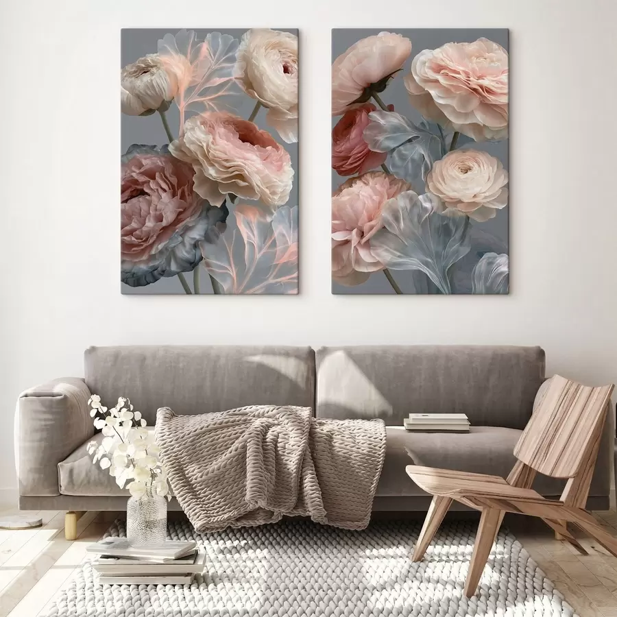 Fototapete Ein Strauß abstrakter Blumen m30527