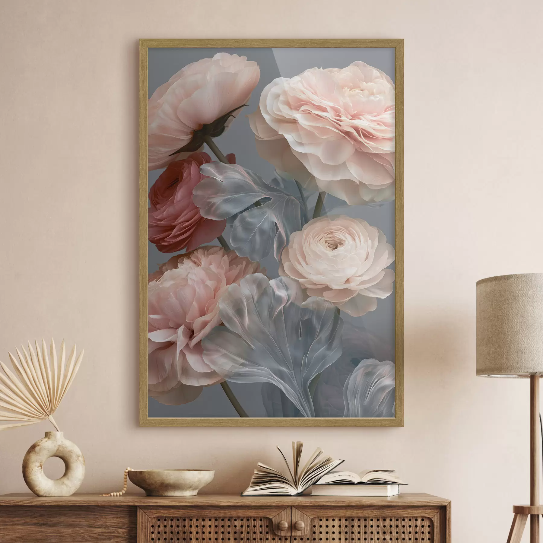 Fototapete Ein Strauß abstrakter Blumen f49367