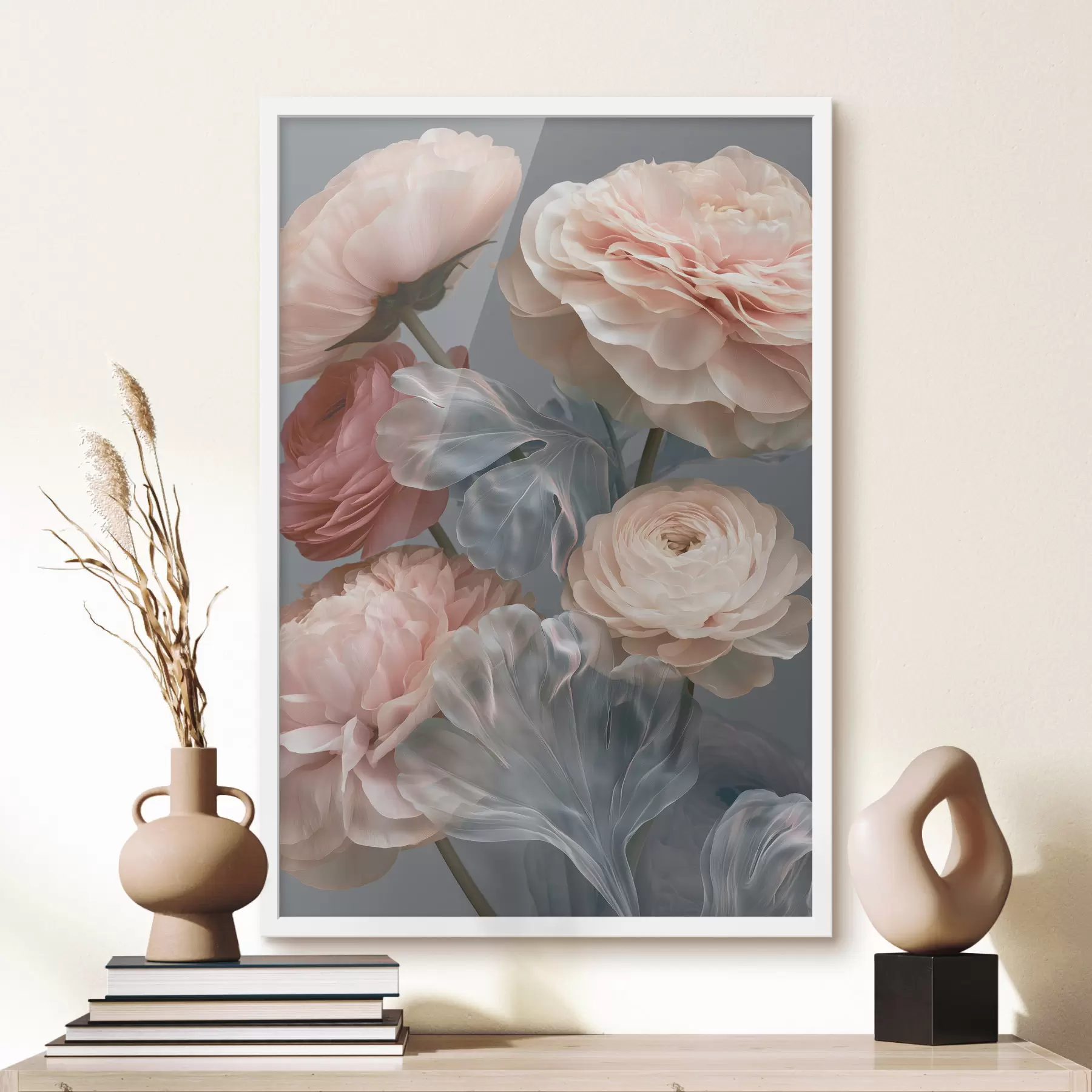 Fototapete Ein Strauß abstrakter Blumen f49367