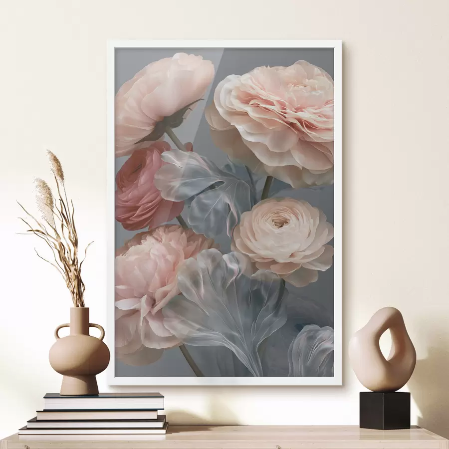 Fototapete Ein Strauß abstrakter Blumen f49367