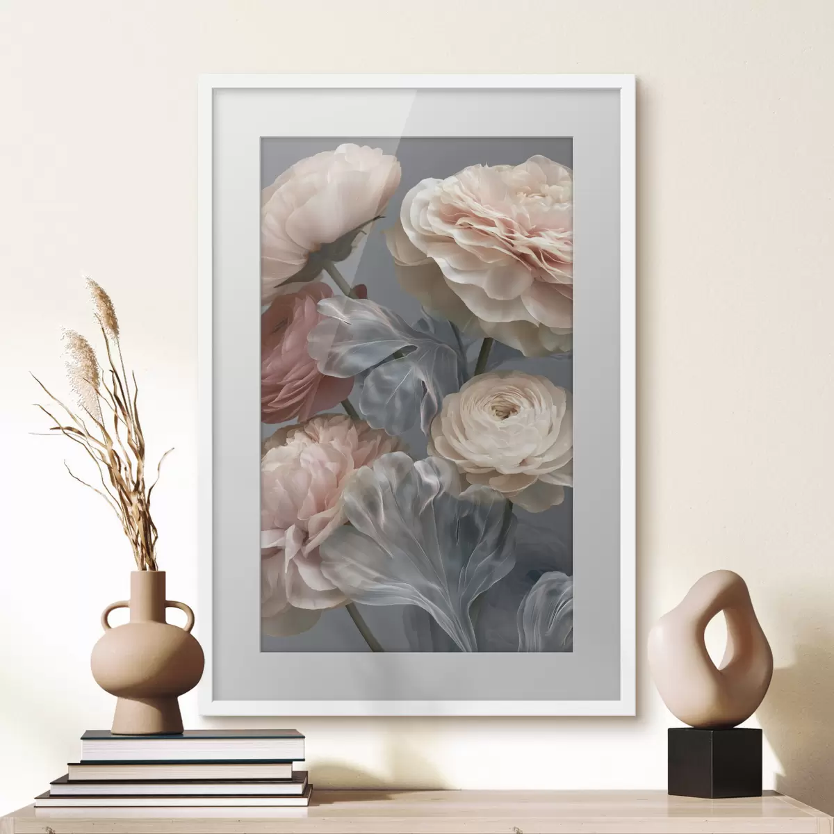 Poster Ein Strauß abstrakter Blumen f49367