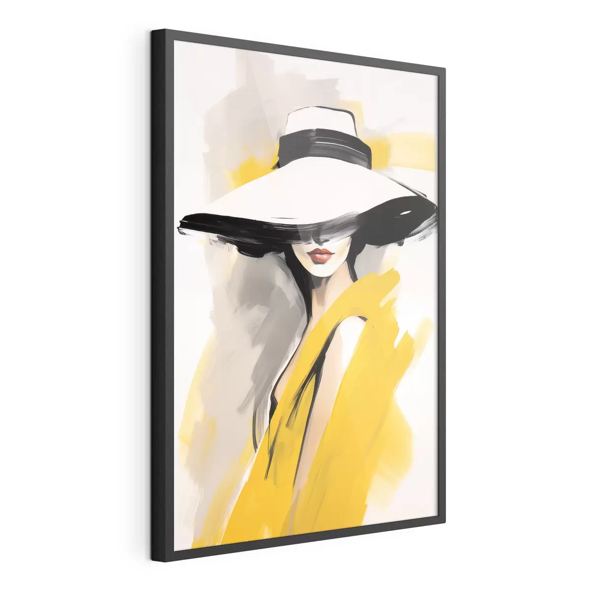 Poster Die gelbe Jacke f49435