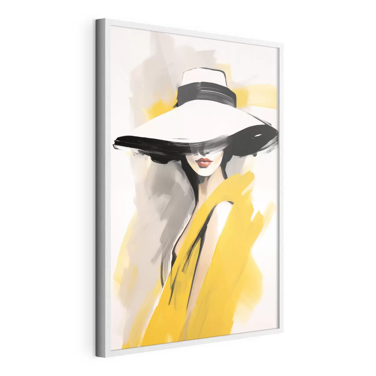 Poster Die gelbe Jacke f49435