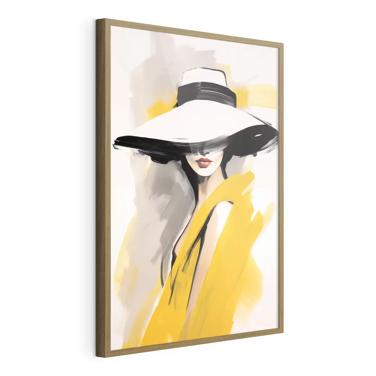Poster Die gelbe Jacke f49435