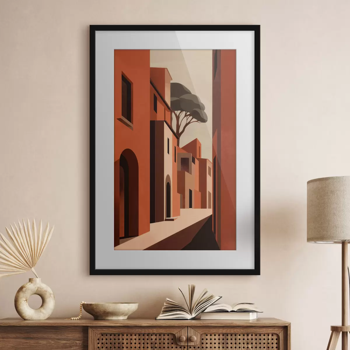 Poster Enge Straße f49436