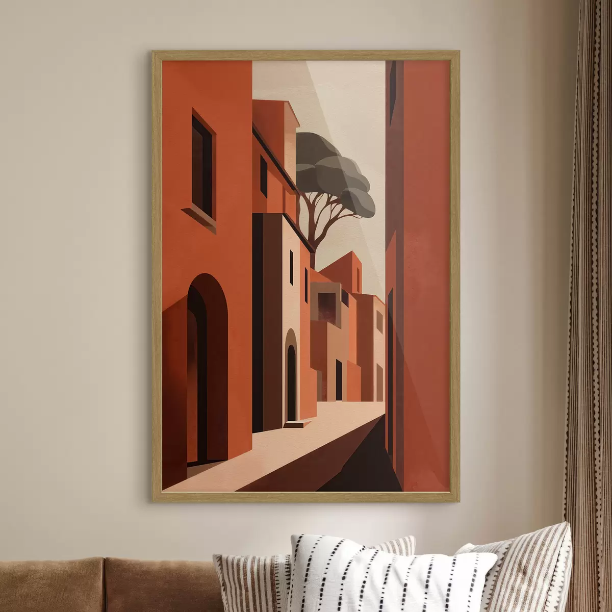 Poster Enge Straße f49436