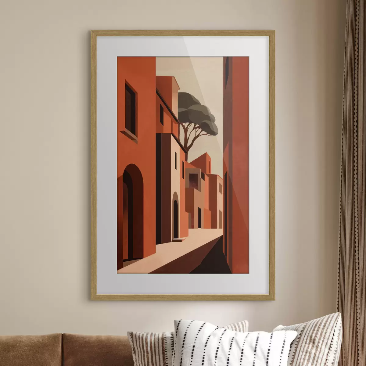 Poster Enge Straße f49436