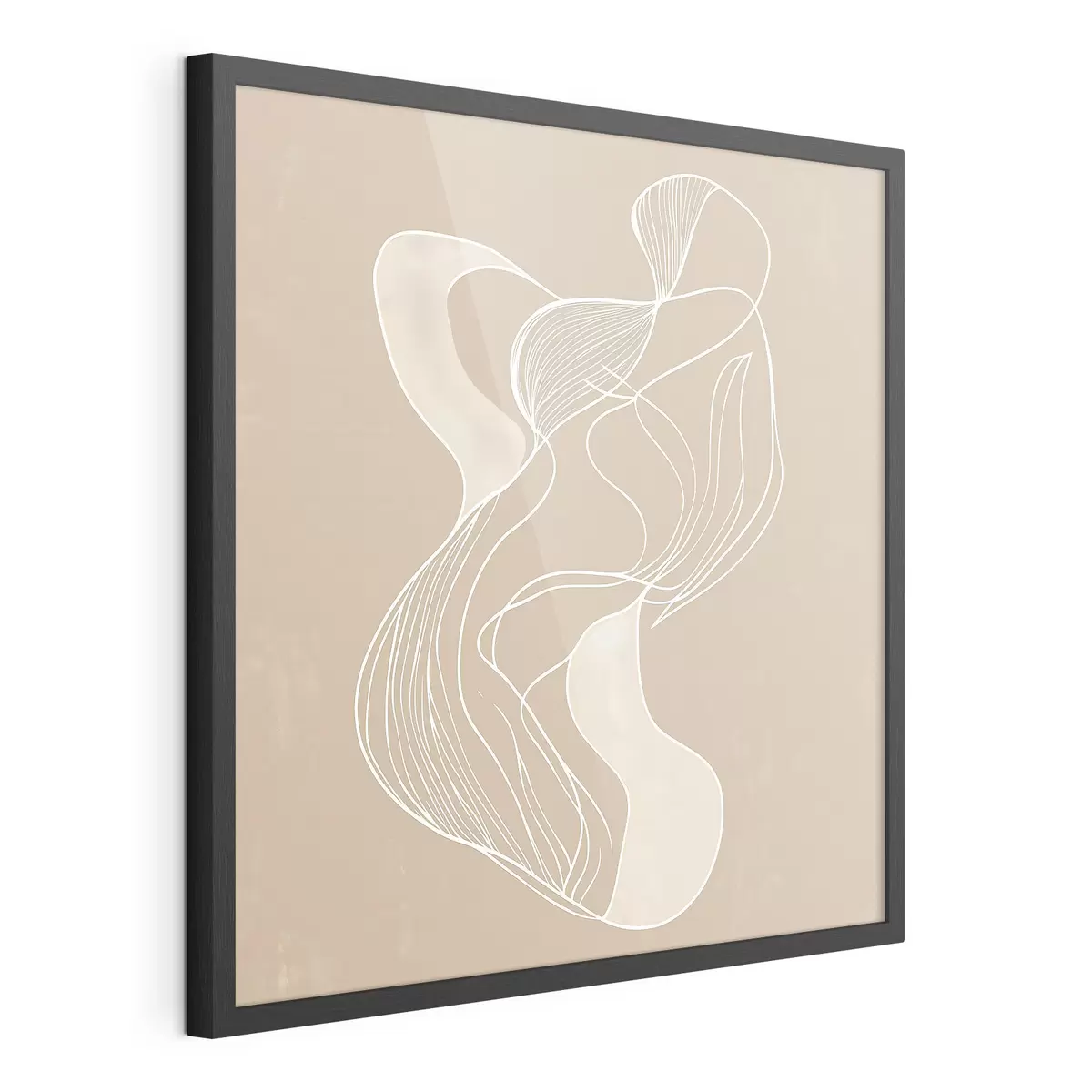 Poster Elegantes abstraktes Motiv aus feinen Linien im Stil der zeitgenössischen Kunst f48876