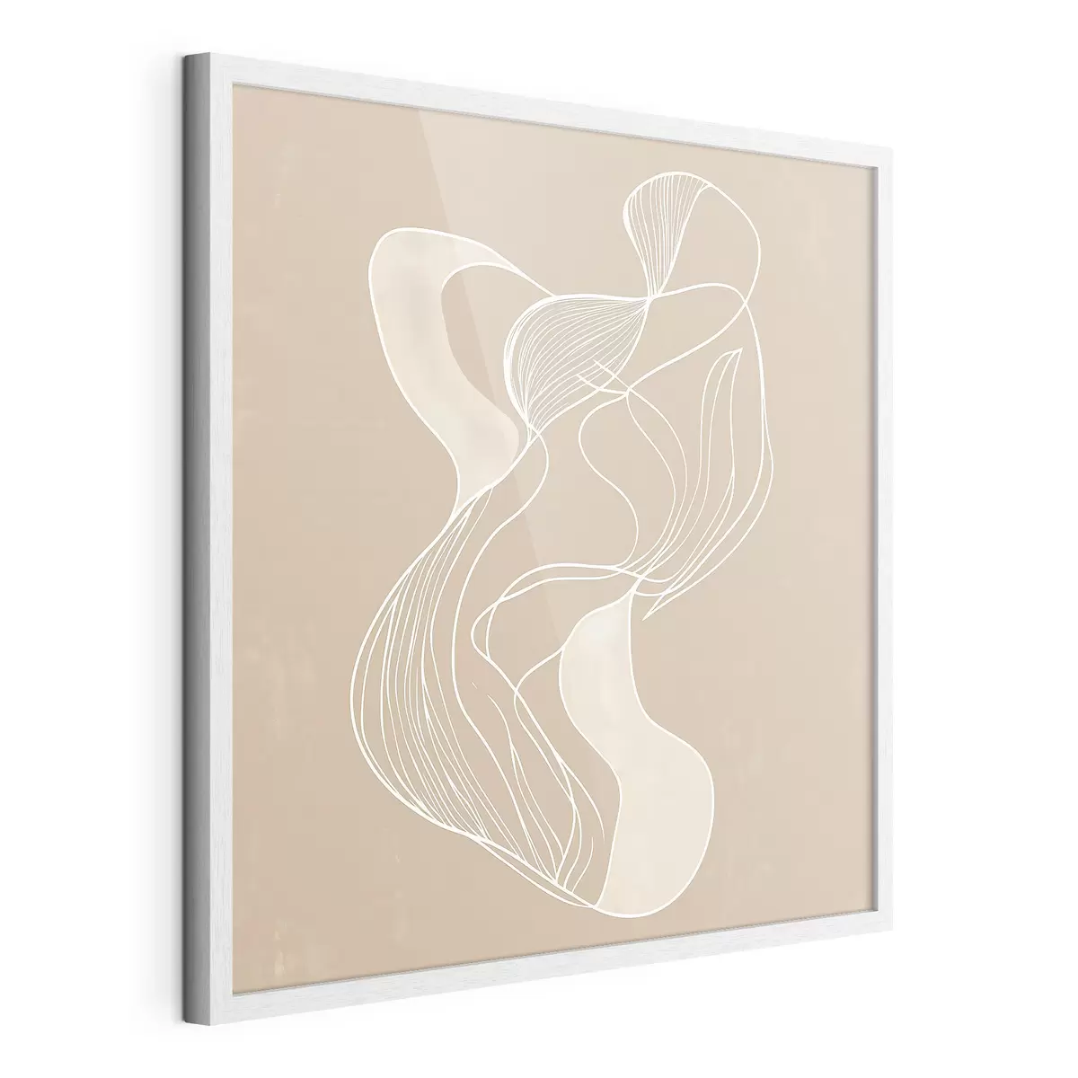 Poster Elegantes abstraktes Motiv aus feinen Linien im Stil der zeitgenössischen Kunst f48876