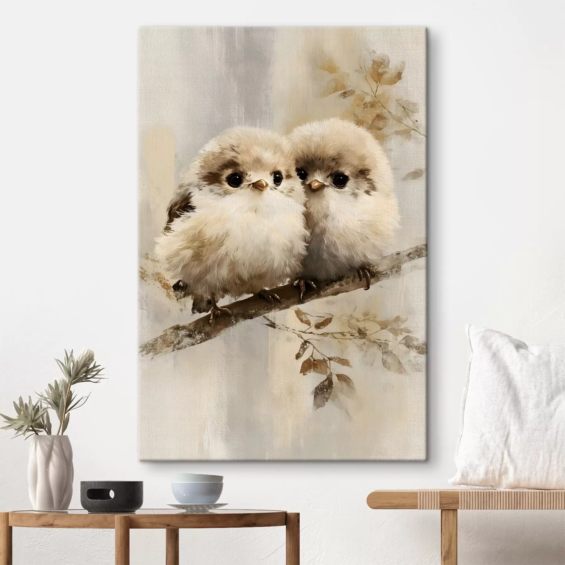 Fototapete Süßer kleiner Vogel s49425