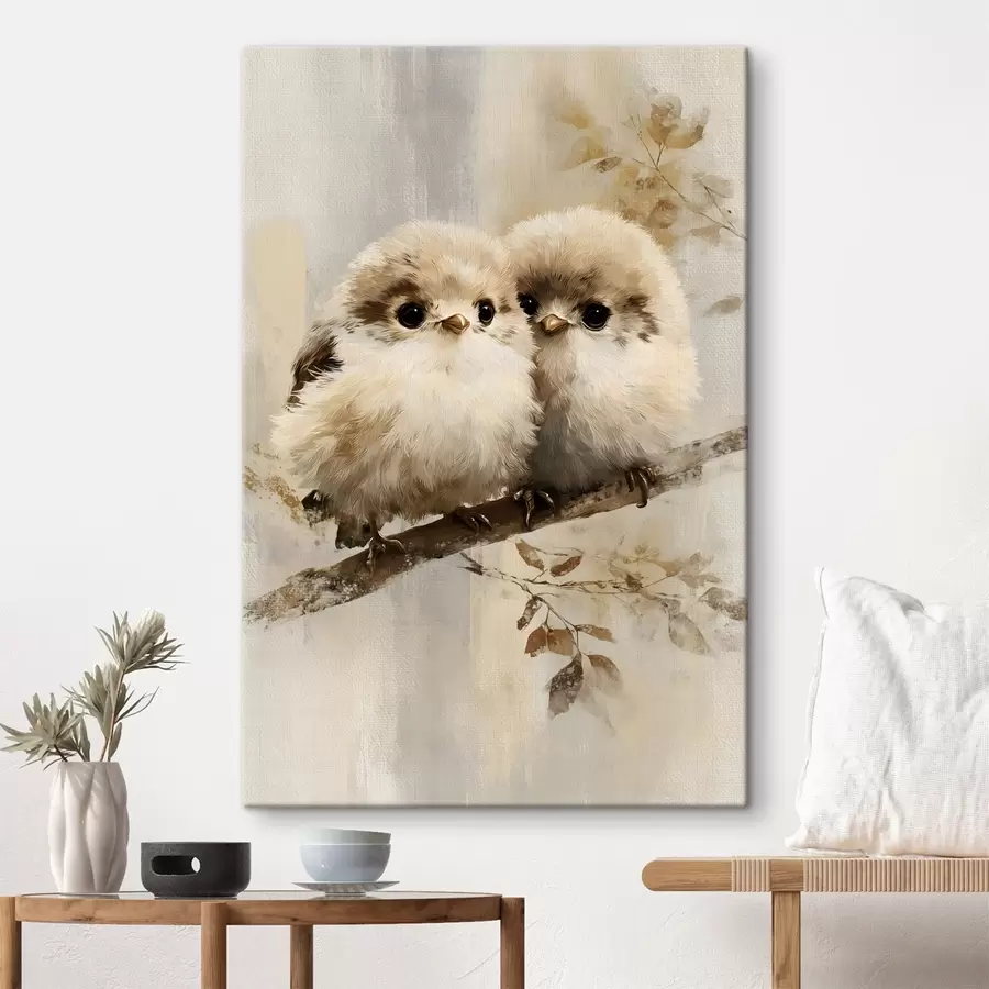 Fototapete Süßer kleiner Vogel s49425
