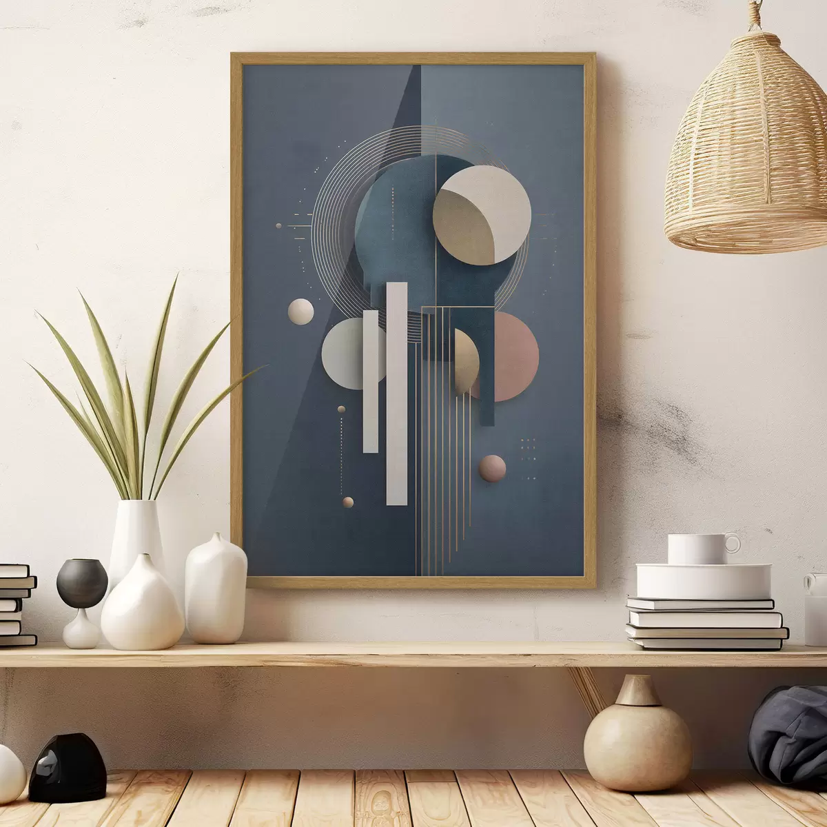Poster Abstrakte Geometrie f49430
