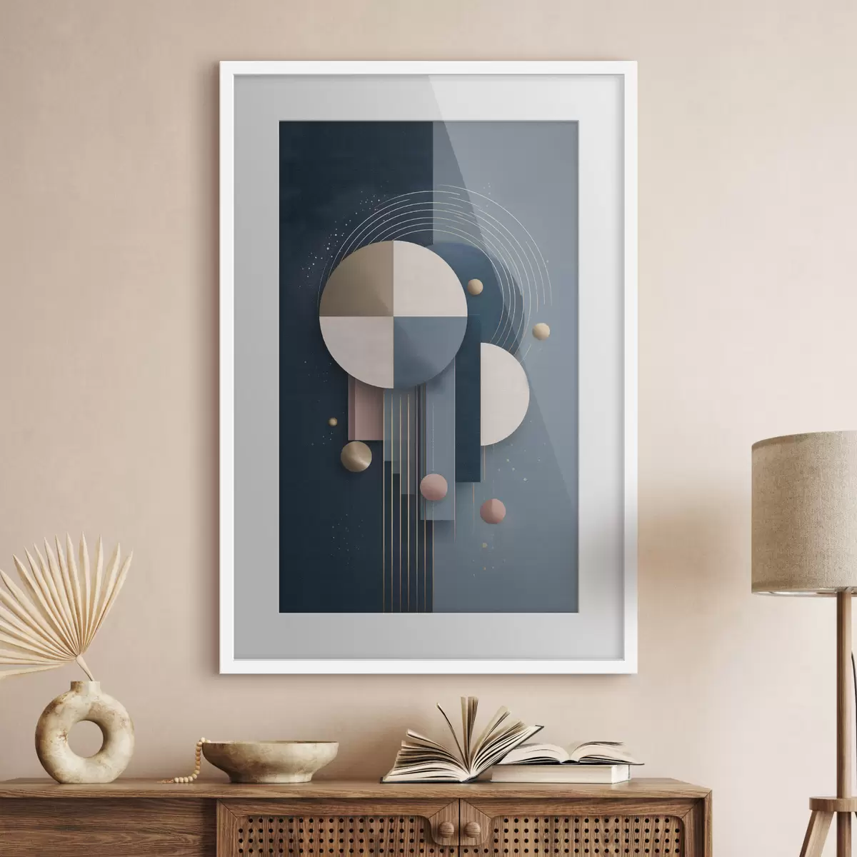 Poster Abstrakte Geometrie f49457