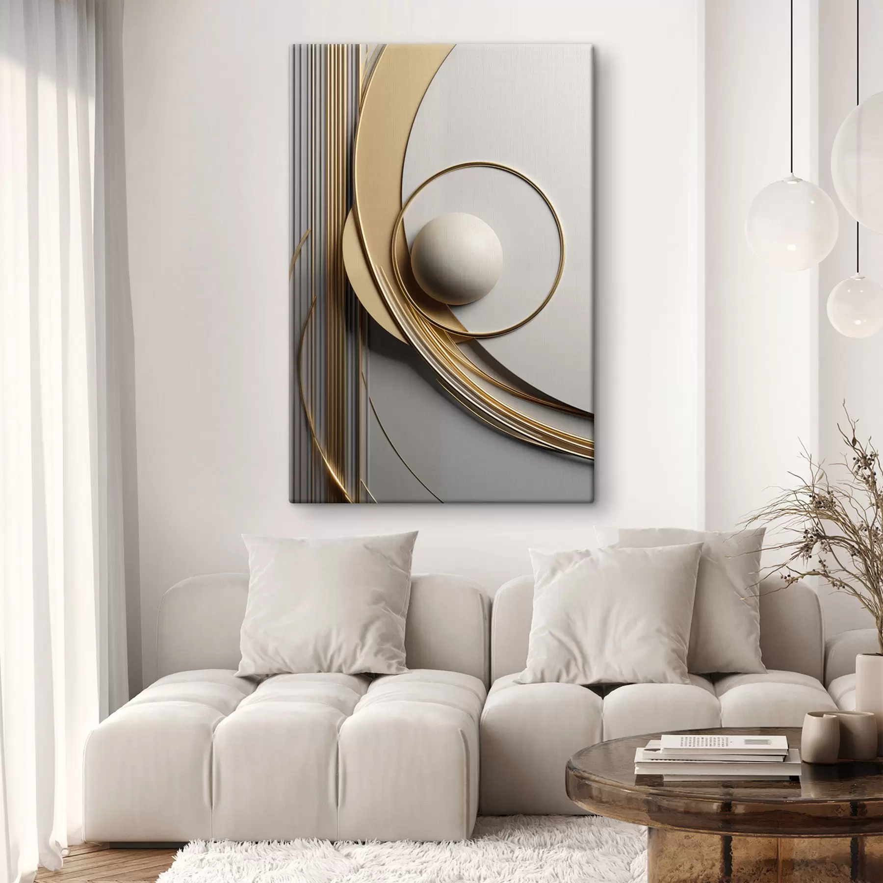 Fototapete Abstrakte geometrische Komposition, strukturiert, moderne, minimalistische Kunst s49498