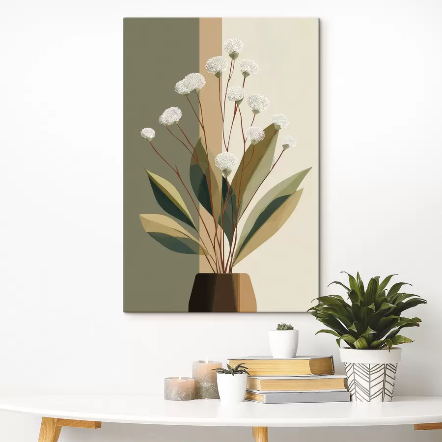 Fototapete Blumen in einer Vase s49530