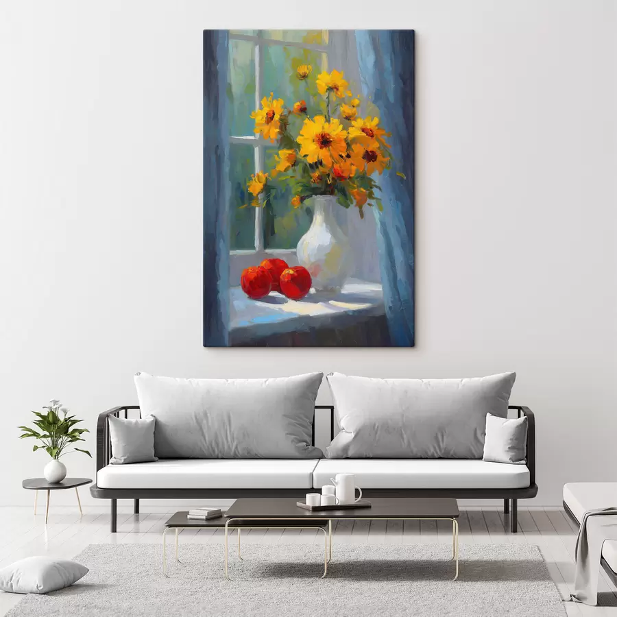 Fototapete Blumen in einer Vase s49535